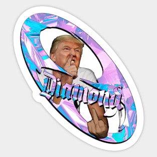 Trump Diamond Sticker